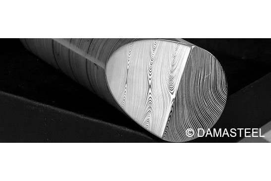 Damasteel DS93X™ Dense Twist™ Rund